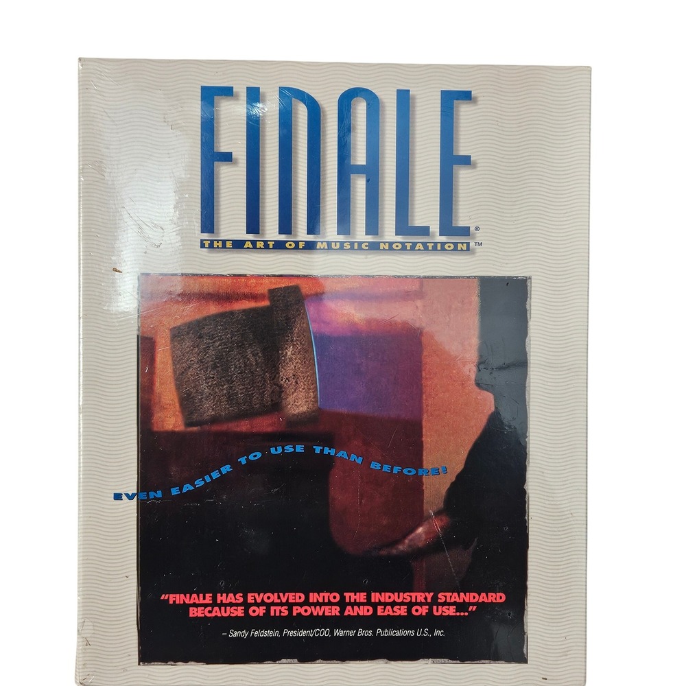 Coda NWT Vintage Finale 97 Music Notation Software Macintosh Big Box Sealed